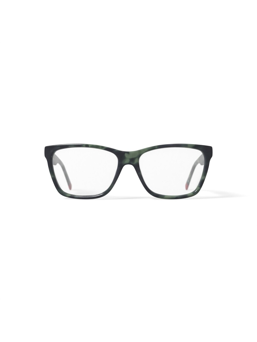 Christian Siriano Women's Jenna Square Prescription Eyeglasses, Green Tortoise